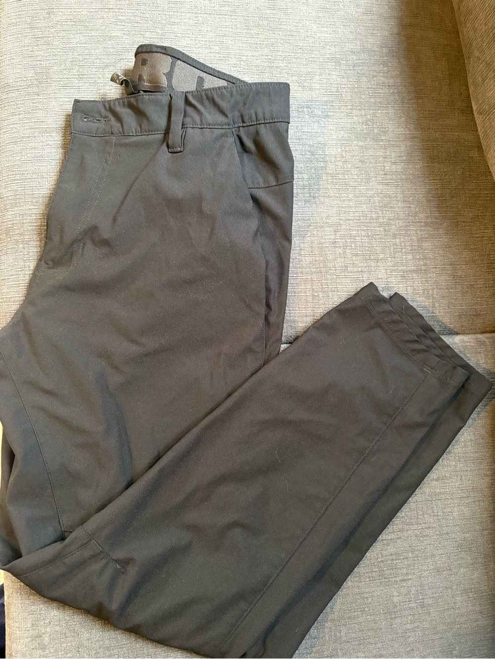 Men's Black Chinos - Classic Straight Fit